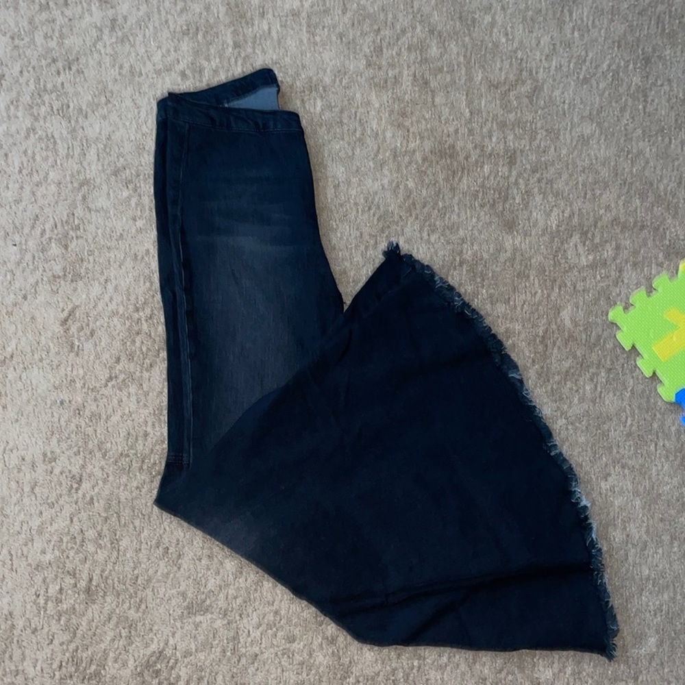 Bell bottom jeans black